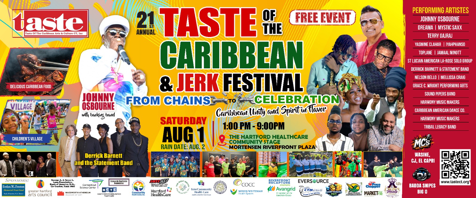 21st Taste of the Caribbean & Jerk Festival - Arts and Culture 2026 - Flyer